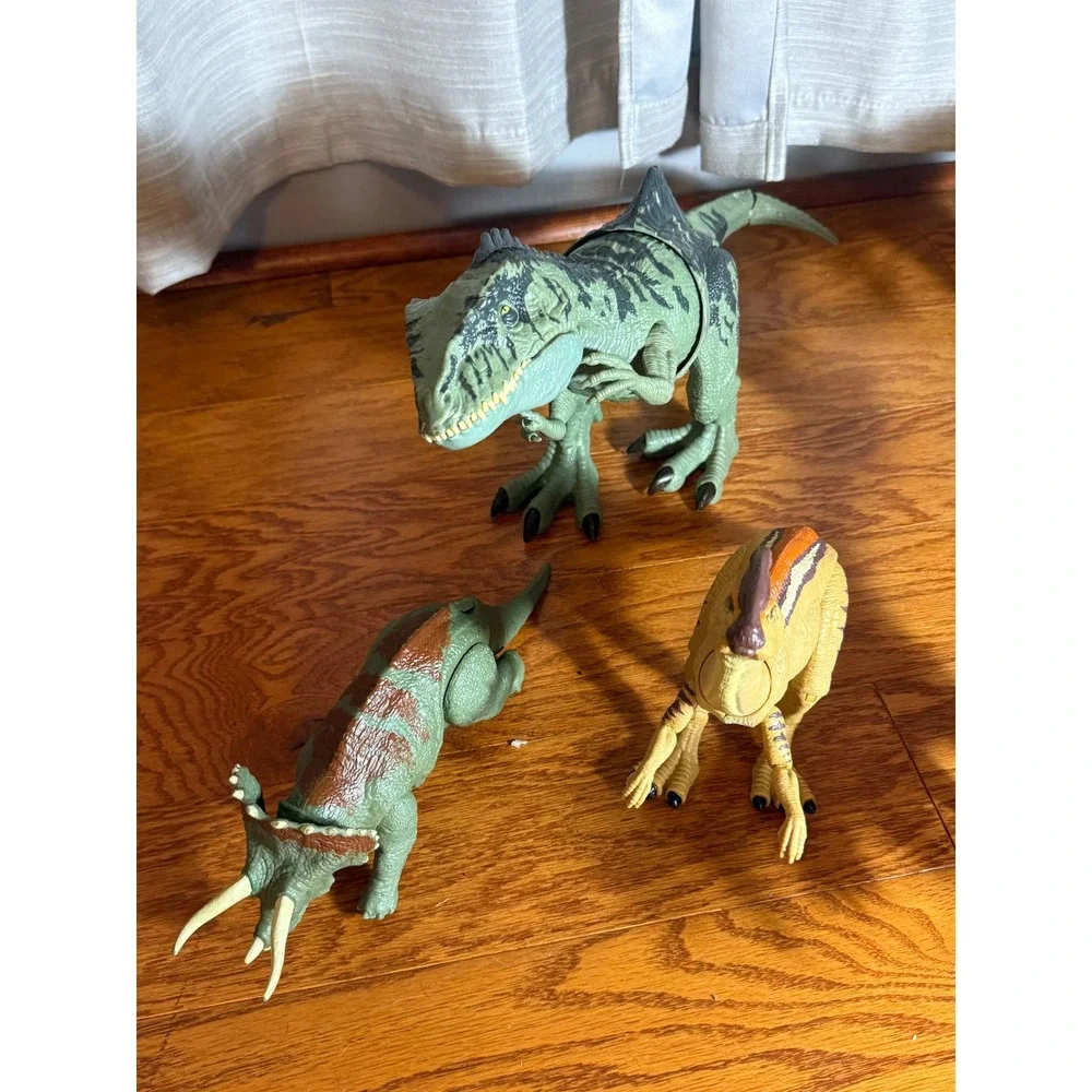 Mattel Jurassic World Dominion Dinosaur Lot Giganotosaurus Allosaurus Pyroraptor